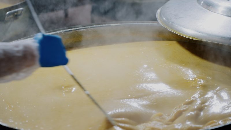 Kazanda kaynayan çorba